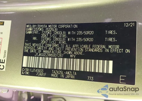 2022 Lexus Nx 350 F Sport Handling from USA, damaged, VIN JTJKGCEZXN5001287